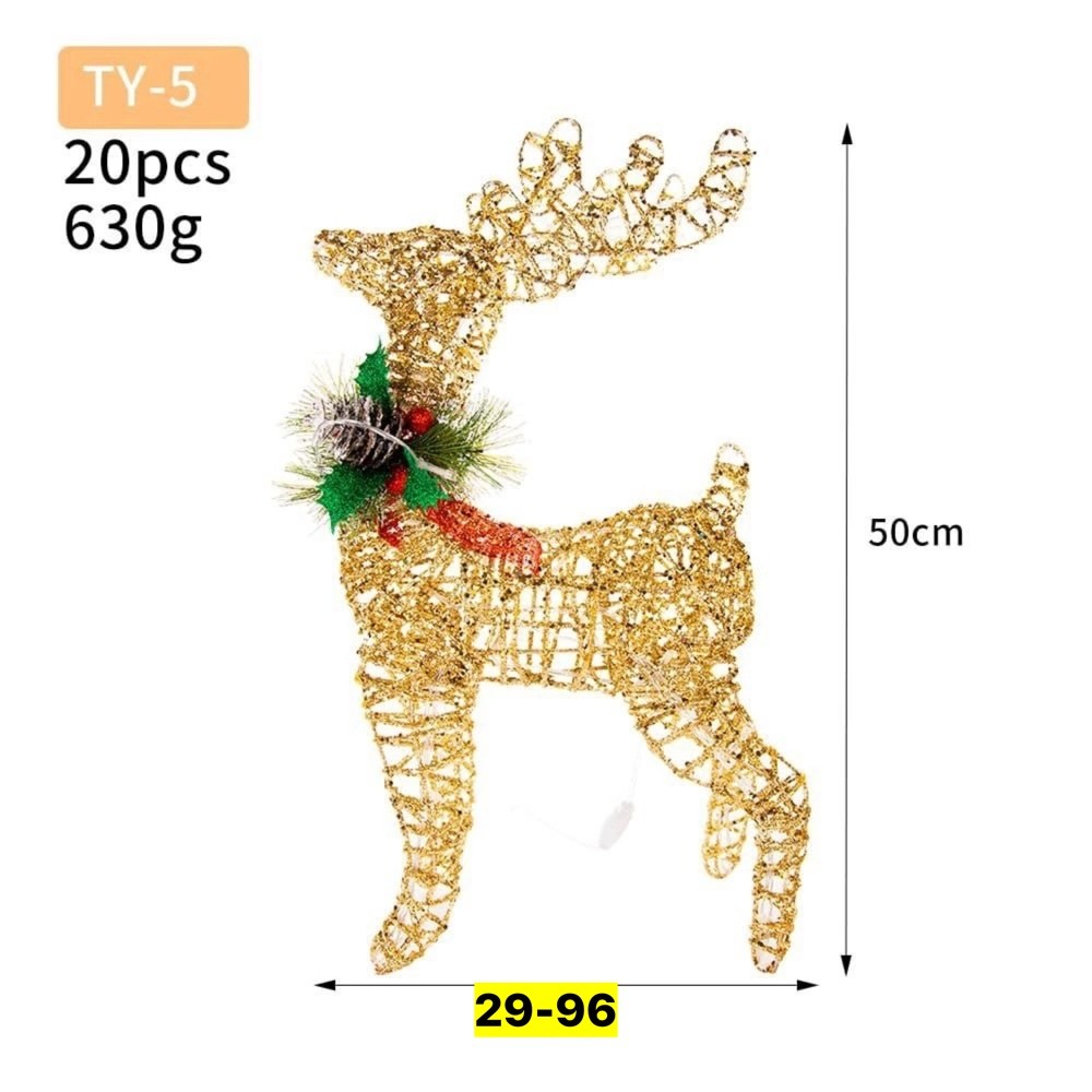 олень новогодний светодиодный,олени новогодние светящиеся,новогодний светящийся олень 40 см,олень светодиодный 60 см золотой,новогодний светящийся олень