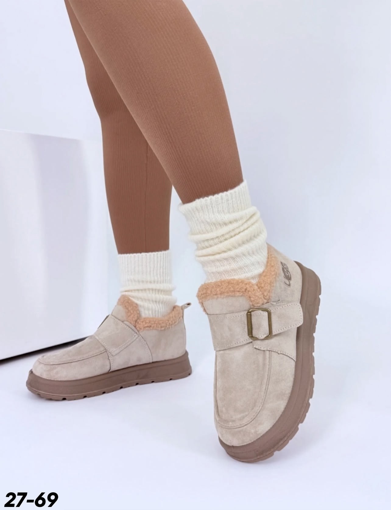 женские угги,,теплая ,меховая , повседневные