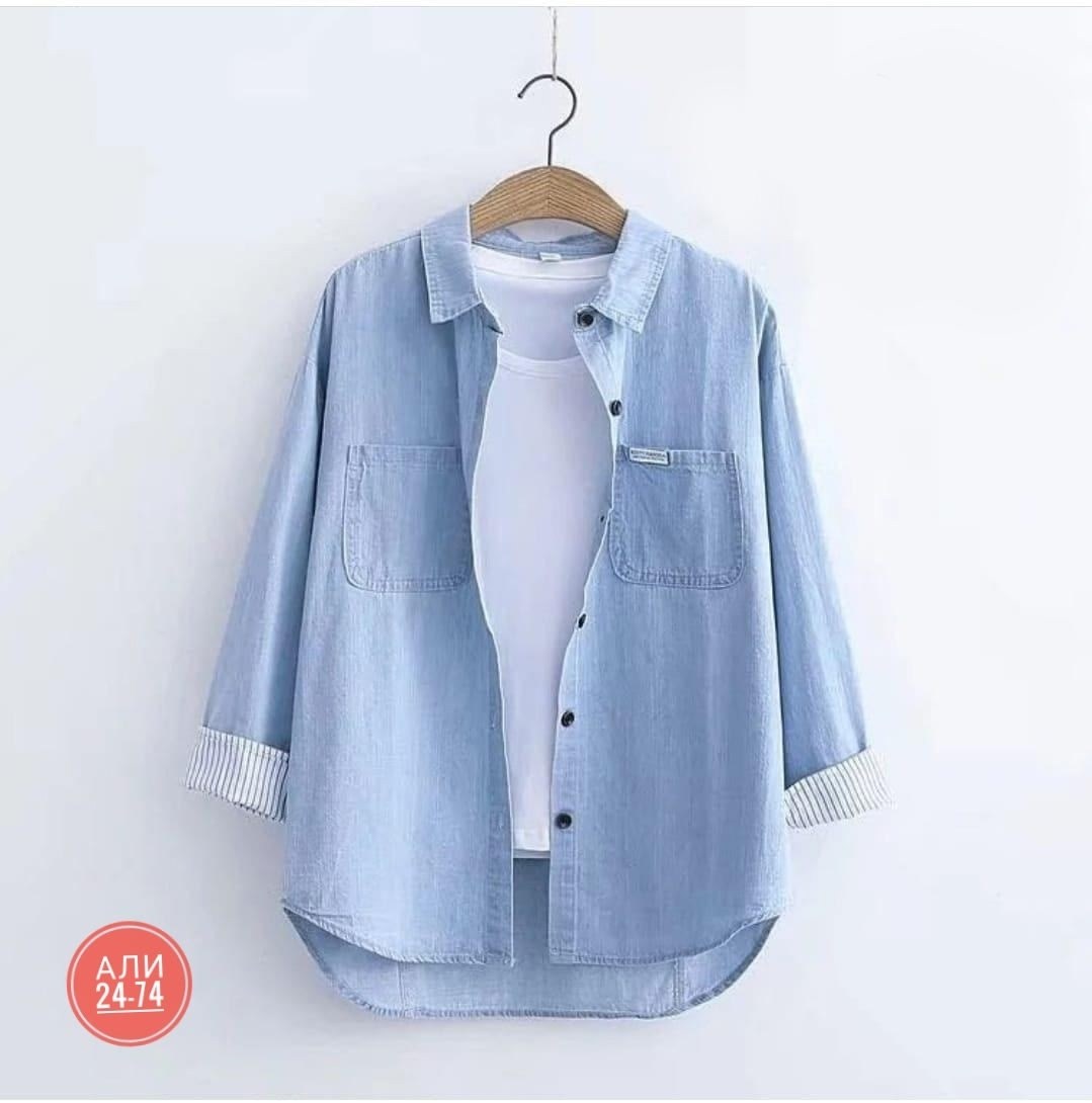 рубашка женская джинсовая,рубашка джинс,рубашка женская,женская джинсовая рубашка с длинным рукавом,рубашка с длинным рукавом джинсовая