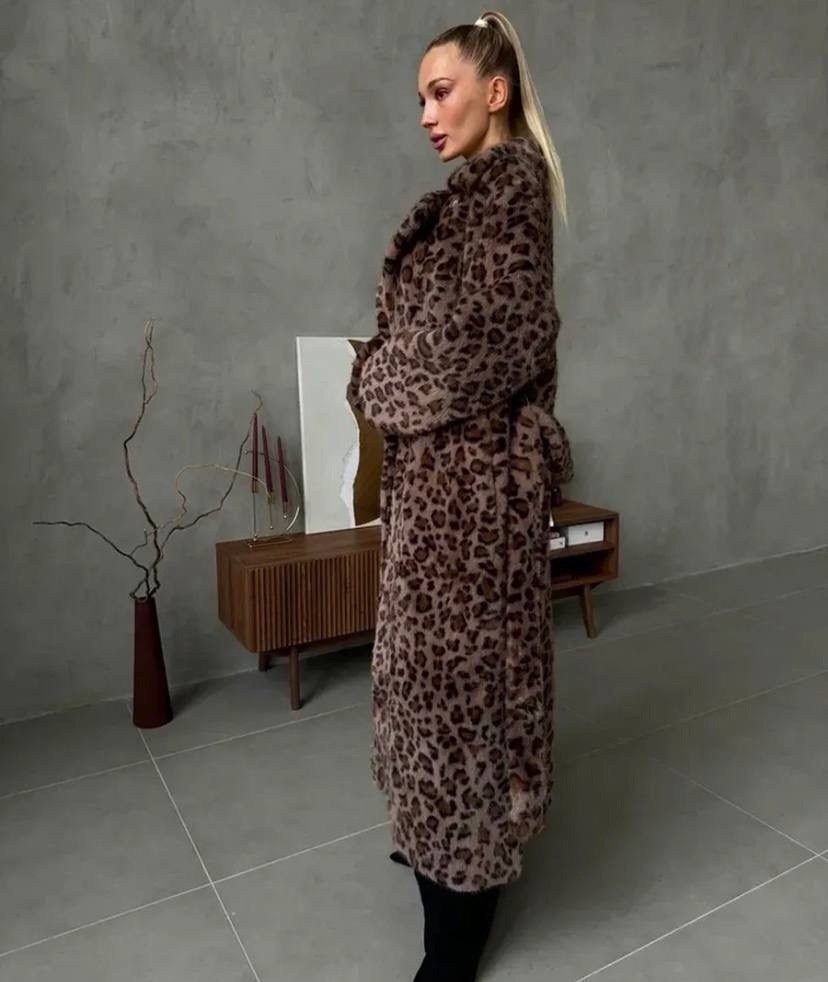 шуба женская искусственная леопардовая,шуба леопард,шуба леопардовая,искусственная шуба,пальто леопардовое