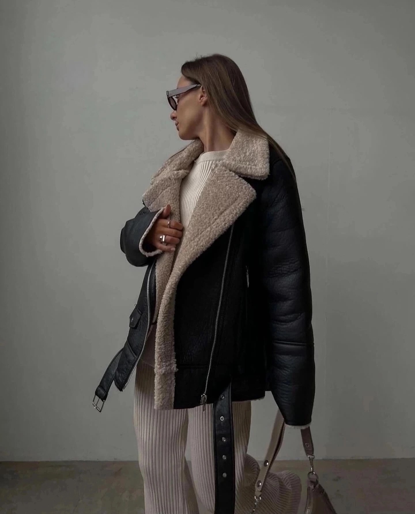 дубленка авиатор женская,авиатор дубленка,стильная дубленка,дубленка косуха авиатор,дубленка женская зимняя авиатор