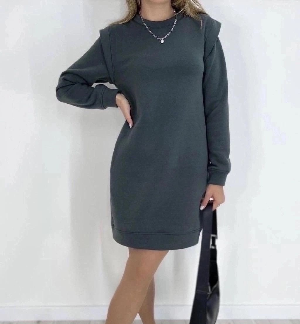 платье флис,теплое платье,платье спортивного стиля,трикотажное спортивное платье,платье теплое женское