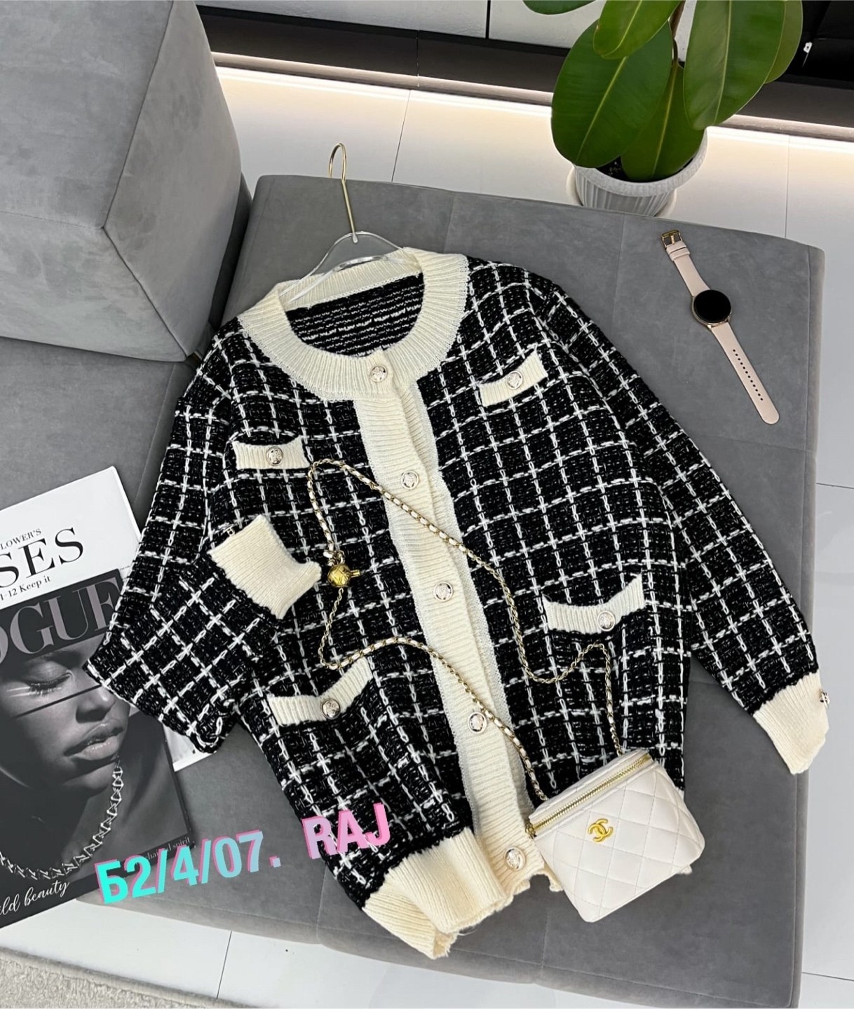 кардиган в стиле шанель,кардиган твидовый,кардиган,кофта кардиган,кардиган вязаное