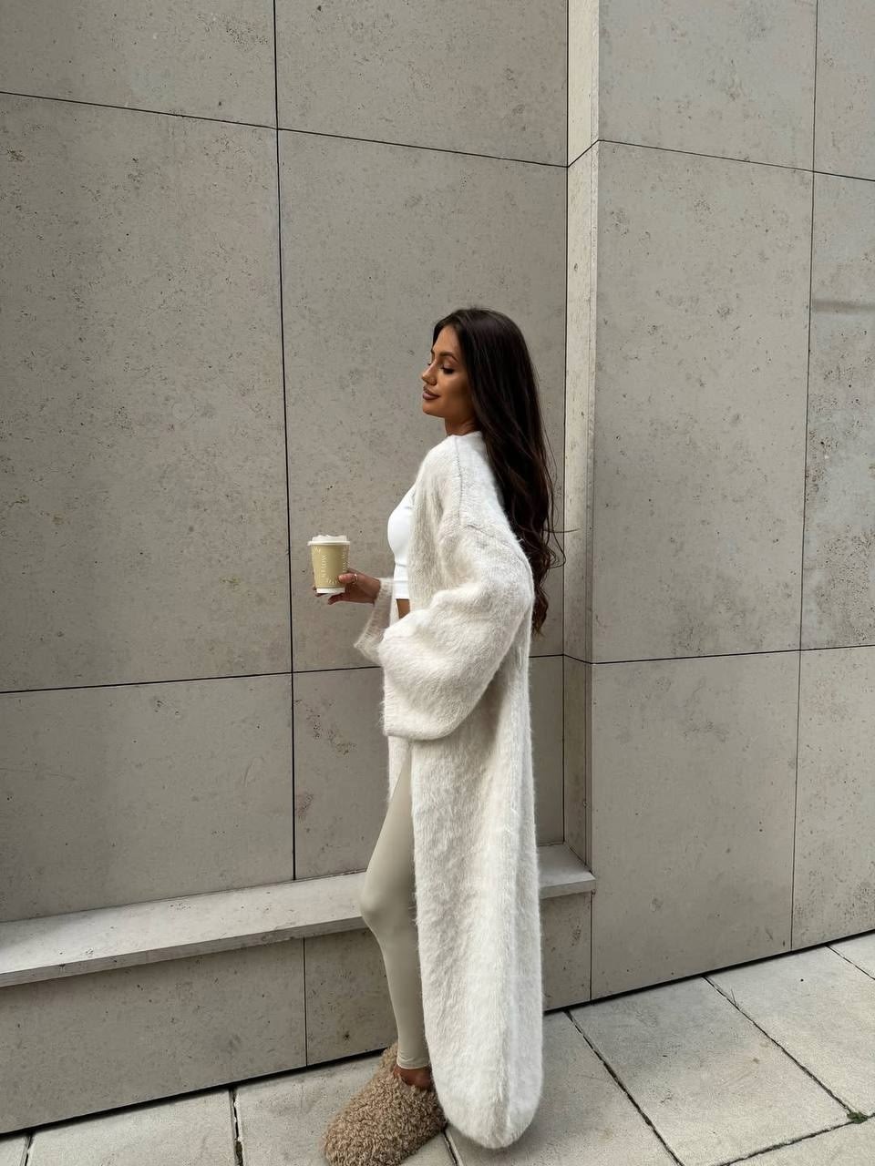 длинный кардиган,кардиган,вязаные кардиганы,кардиган ангора,удлиненный кардиган