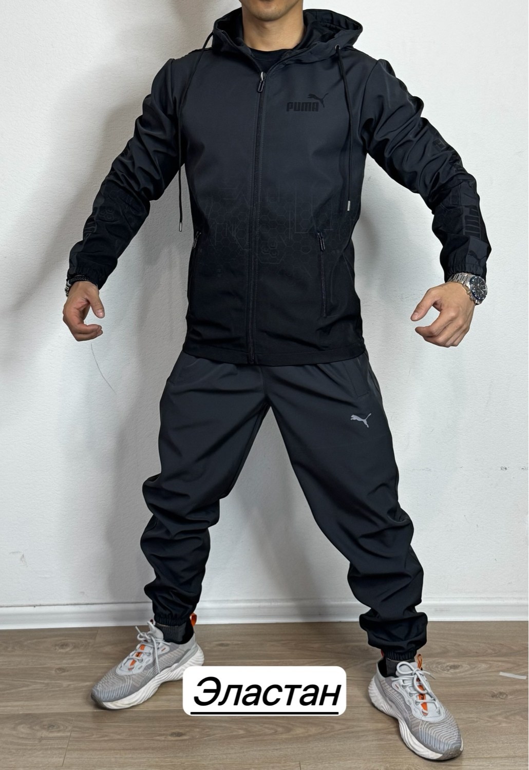 спортивные костюмы мужские из винстопера, ,костюм пума мужской черный,костюмы спортивные мужские,спортивные костюм