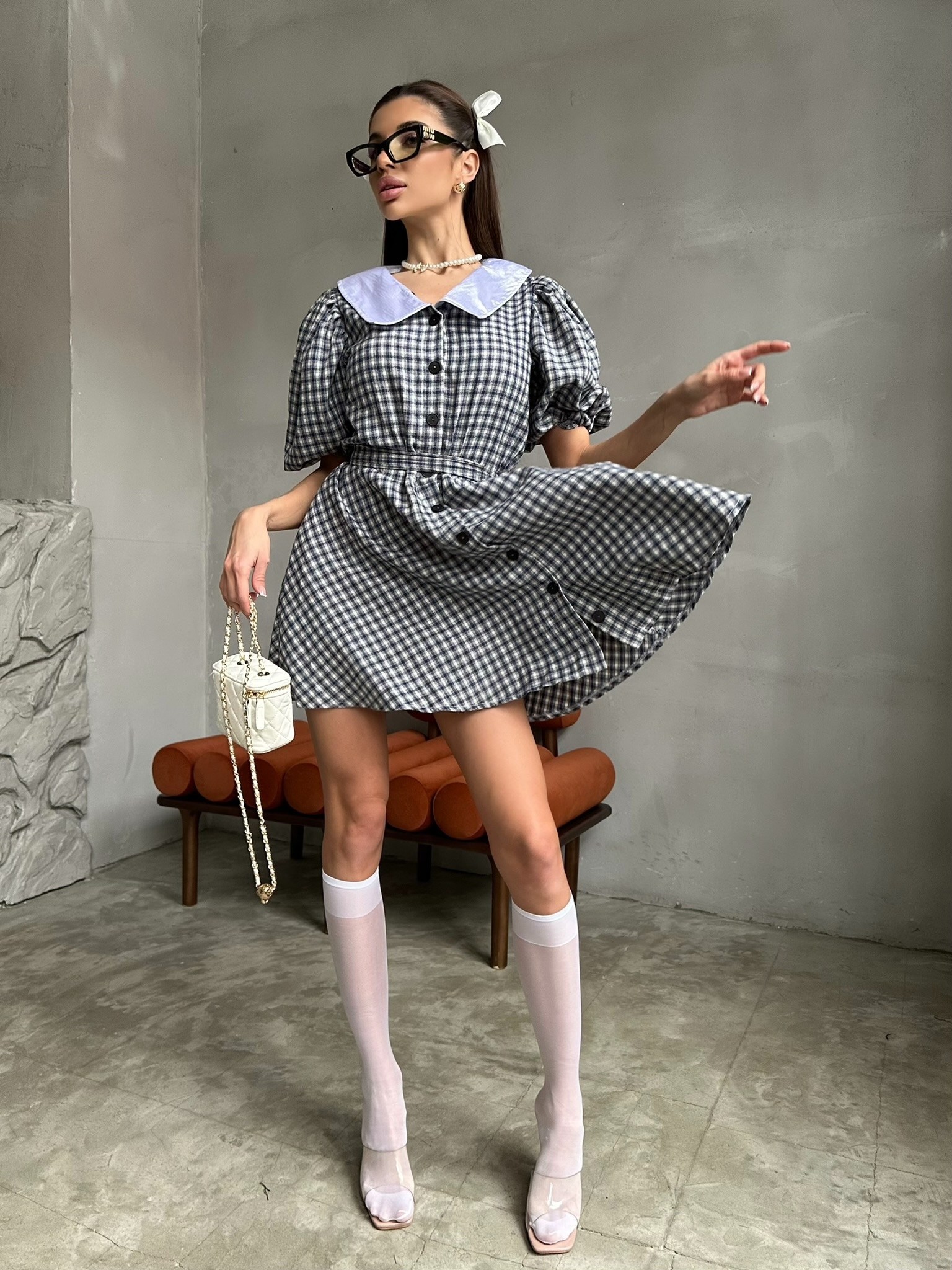 платье женское в клетку,платье короткие,стильное платье,повседневные платья,платье в стиле
