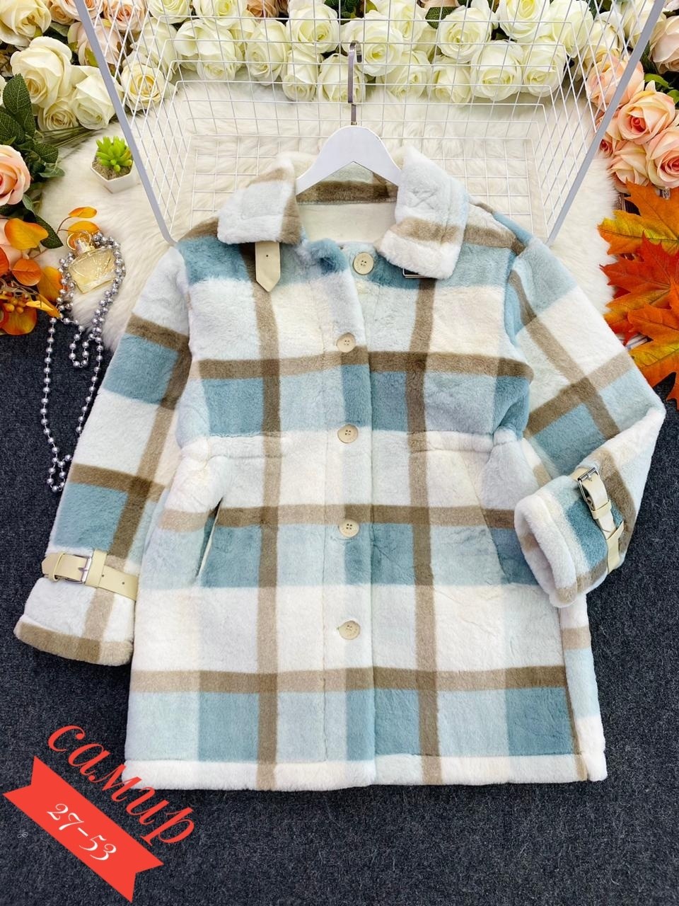 пальто в клетку,пальто для девочек,детское пальто,шерстяное пальто,пальто меховое