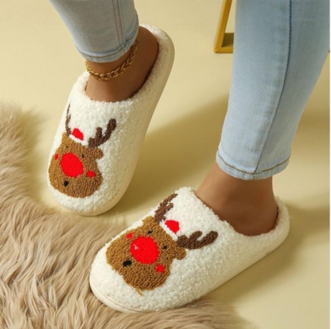 тапочки женские,теплые домашние тапочки,домашние тапочки,тапочки новогодние,зимние тапочки
