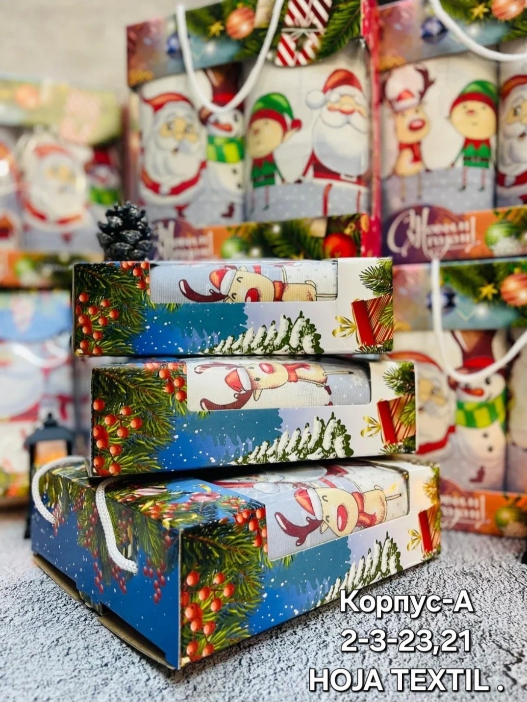 новогодние наборы полотенец,новогодние наборы,подарочный набор полотенец на новый год,набор полотенец 2 шт,полотенца новогодние