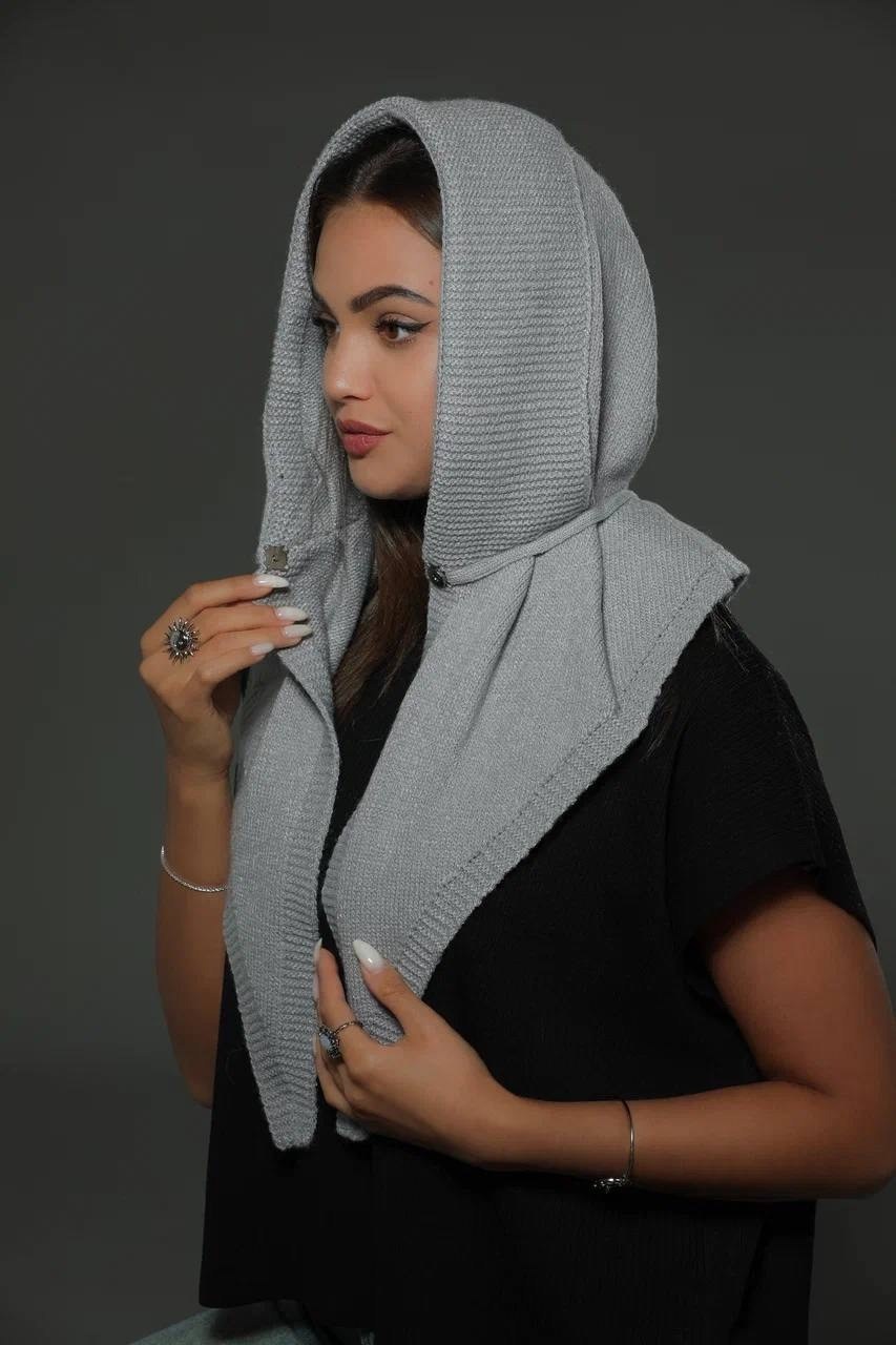 капор вязаный,капор шапка,капор 2025,капор вязаный зимний,капор женский