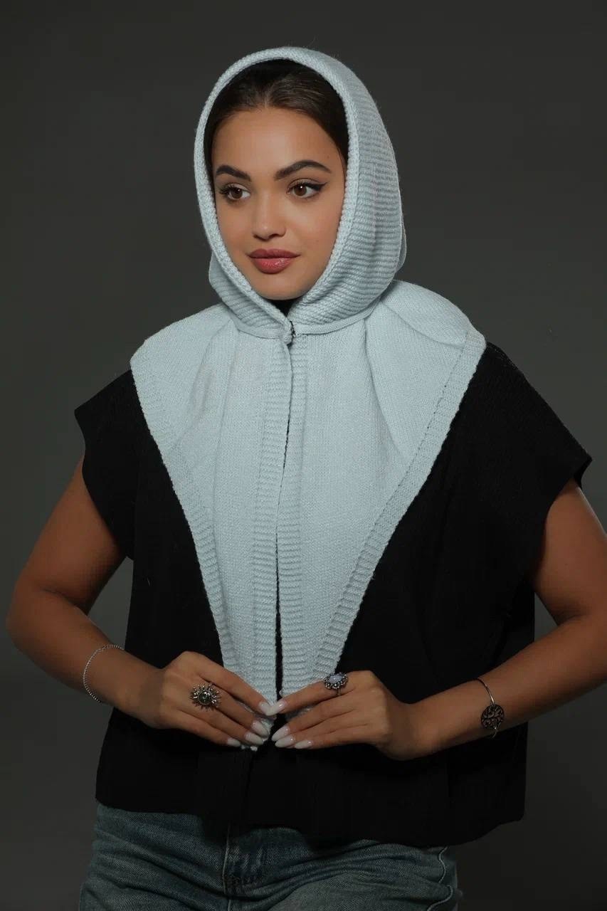 вязаная косынка,косынка,косынка женская,косынка трикотажная,вязаный платок