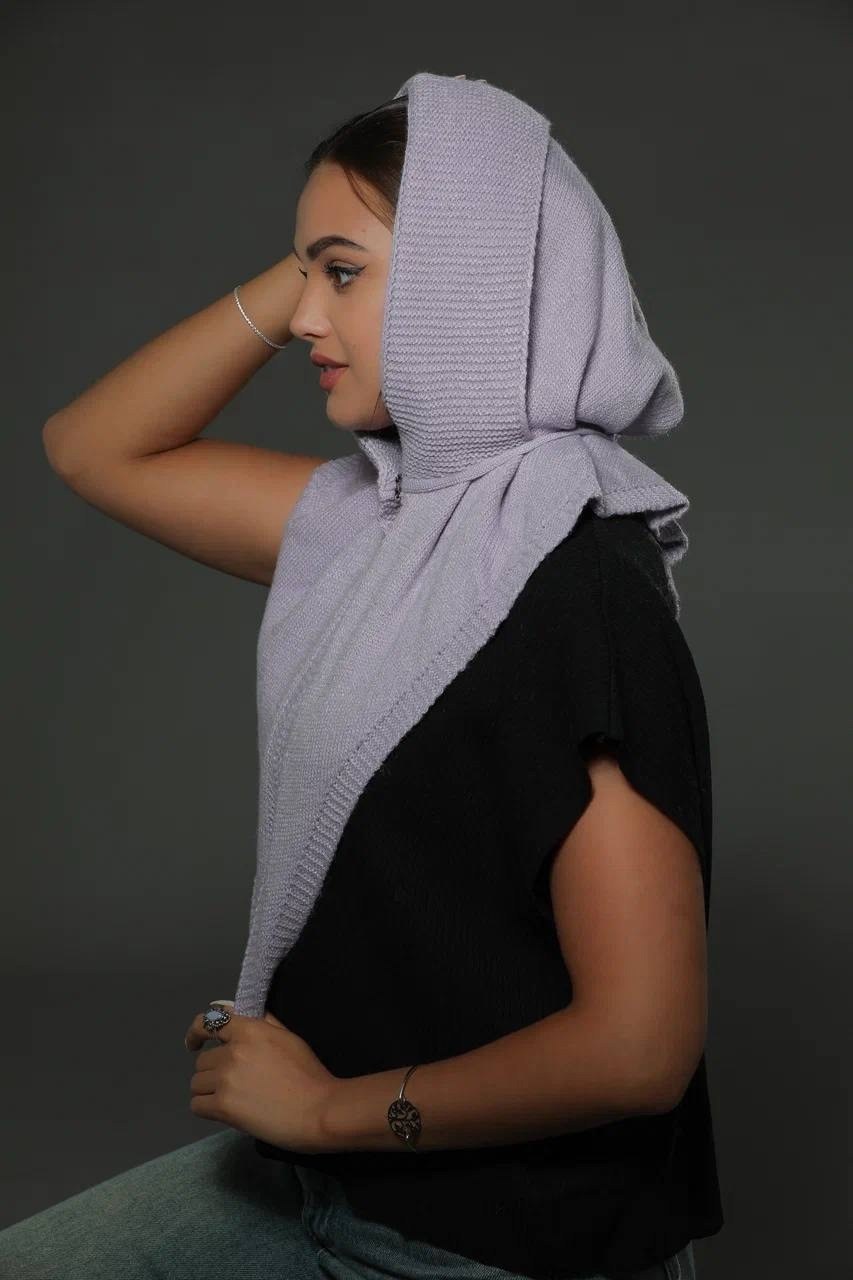 вязаная косынка,косынка,косынка женская,косынка трикотажная,вязаный платок