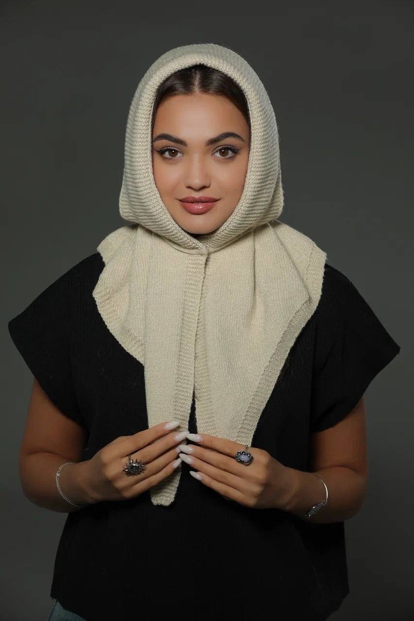 капор вязаный,капор шапка,капор 2025,капор вязаный зимний,капор женский