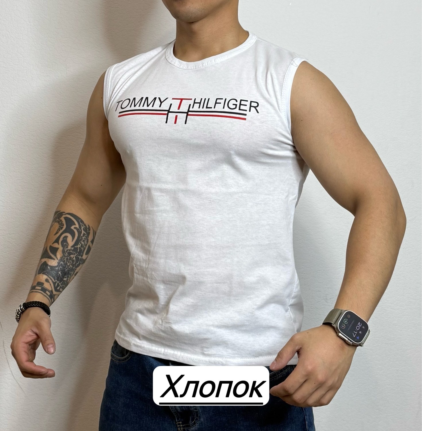 футболки мужские,майка для мужчин,футболка мужская tommy hilfiger, ,майка