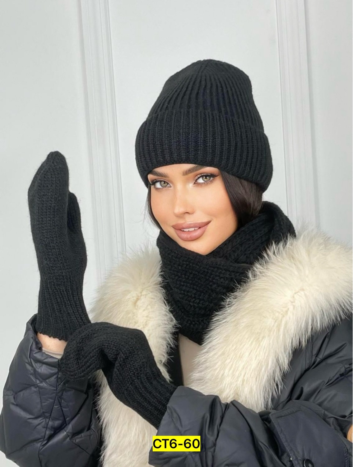 комплект шапка снуд,комплект шапки,комплект шапка шарф,шапка со снудом и варежками,женский комплект шапка