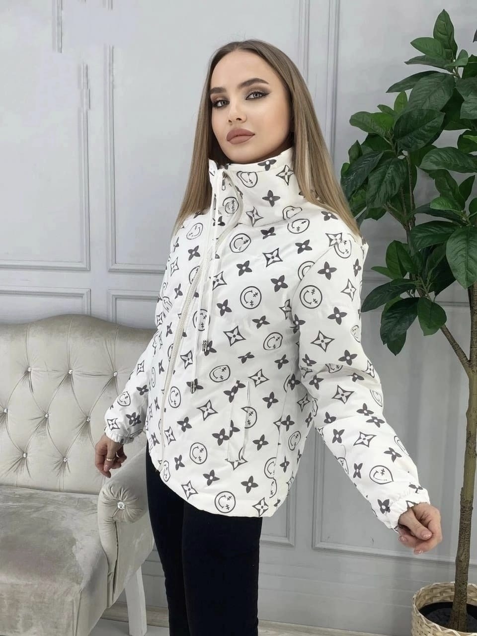 куртка женская демисезонная,белая куртка луи витон,демисезонная куртка,куртка женская,куртка модная