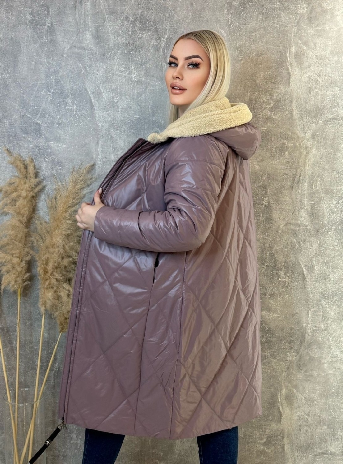 женская демисезонная куртка,демисезонная куртка больших размеров,пальто на синтепоне,пуховик двусторонний,куртка женская