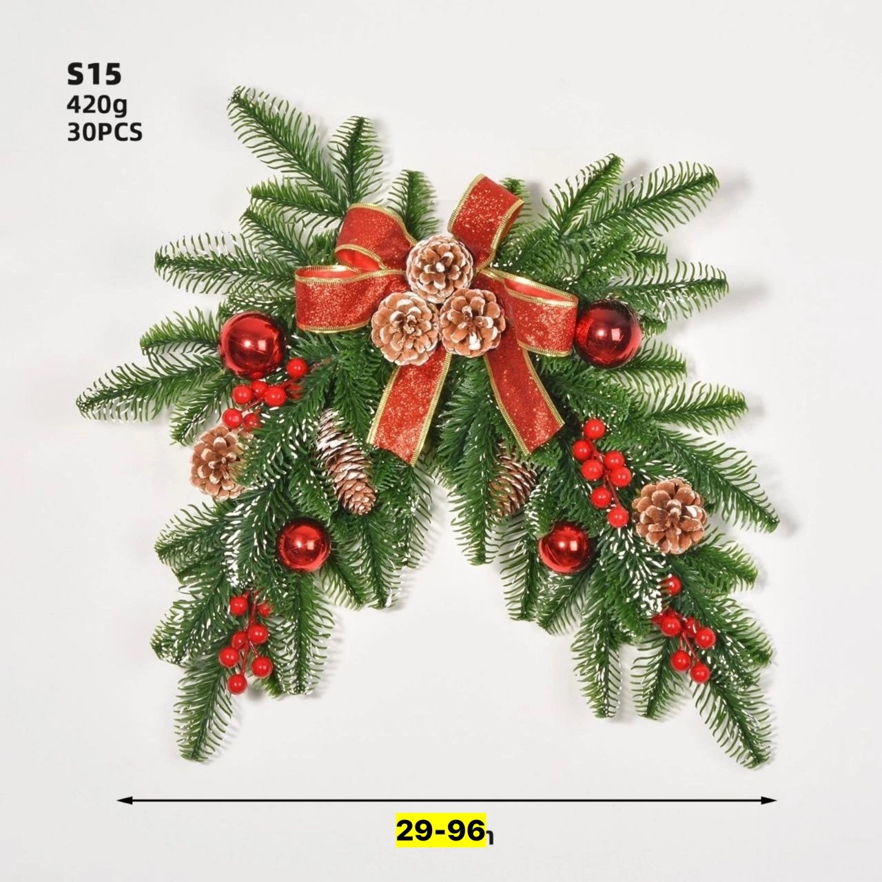 хвойная гирлянда,новогодние венки,новогодние декор,венок новогодний литой,украшение новогоднее