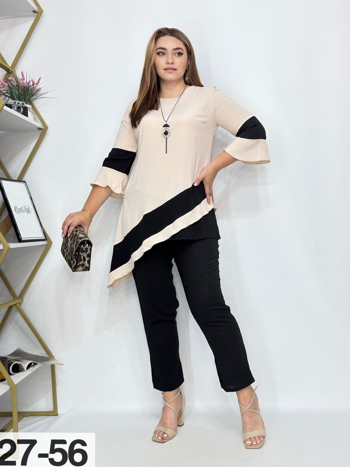 костюм брючный с туникой,женские костюмы брючные,брючный костюм с туникой женский,модные брючные костюмы,женские костюмы больших размеров