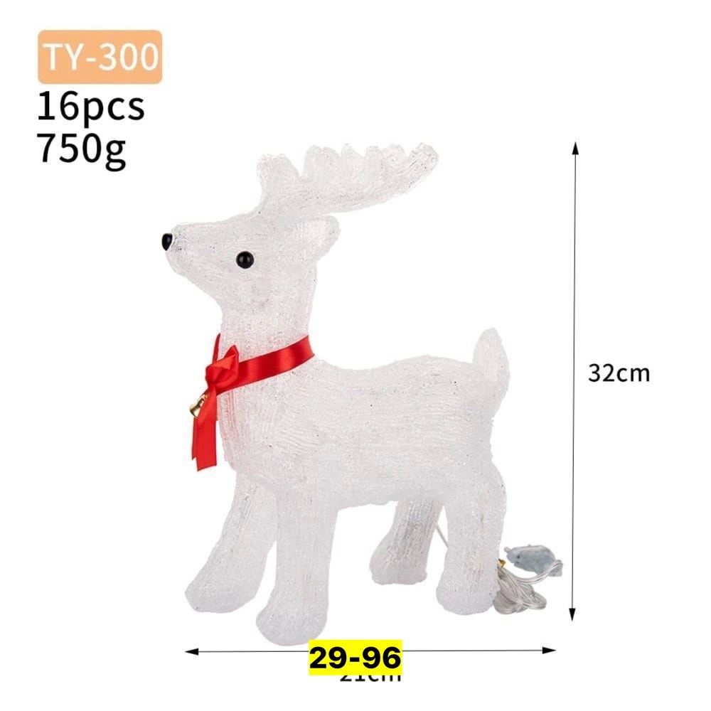 новогодний светящийся олень,новогодний олень светодиодный,олени новогодние светящиеся,светодиодный олень,светодиодная фигура олень