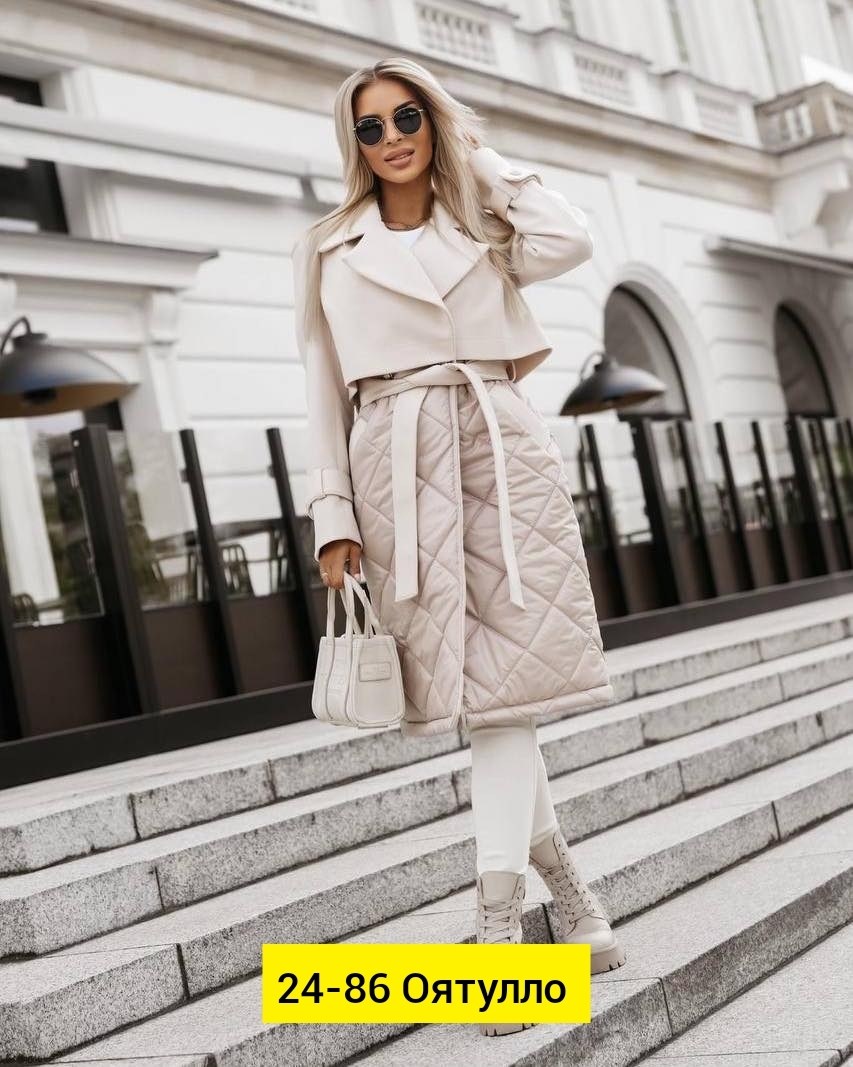 пальто на синтепоне,пальто кашемир,пальто стеганное демисезонное женское,комбинированное пальто,куртка пальто