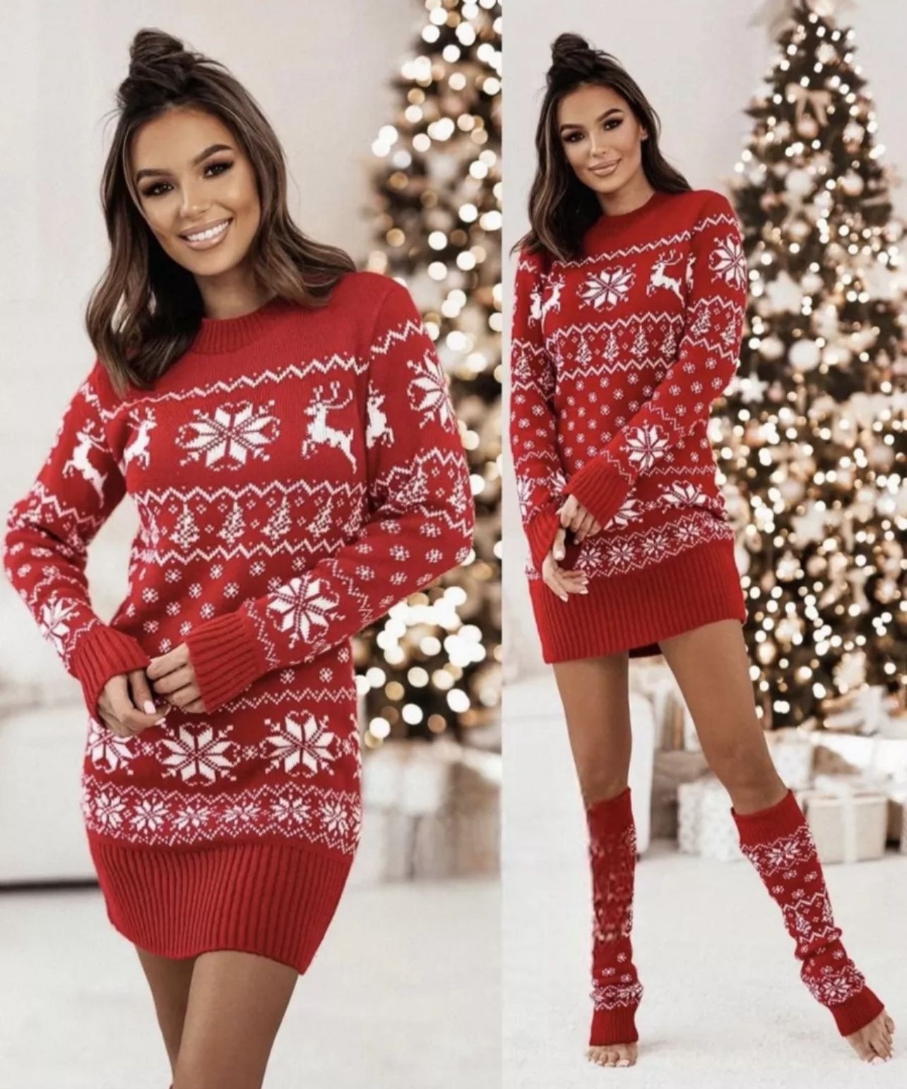 зимние наряды,новогодняя одежда,рождественские свитера,платье новогоднее,туника новогодняя