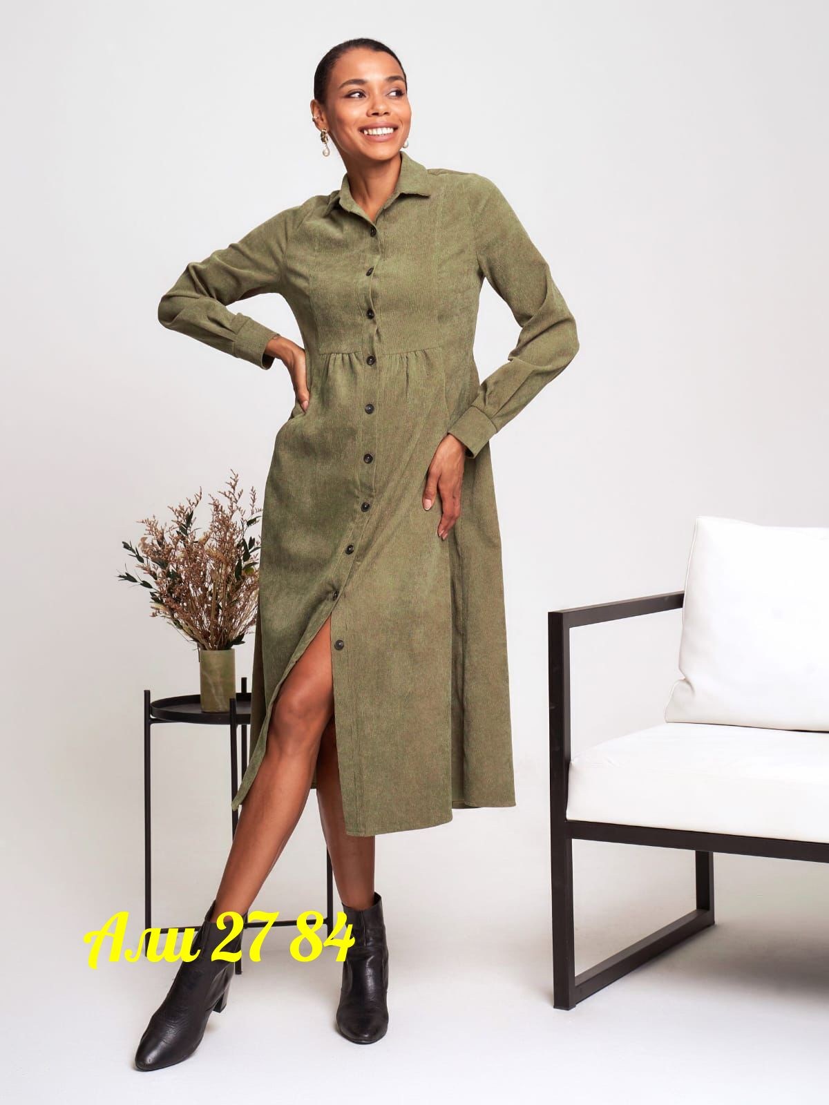 платье вельветовое остин цвет хаки,платье женское с длинным рукавом вельветовое,платье замшевое миди,платье женское вельветовое,платье вельветовое