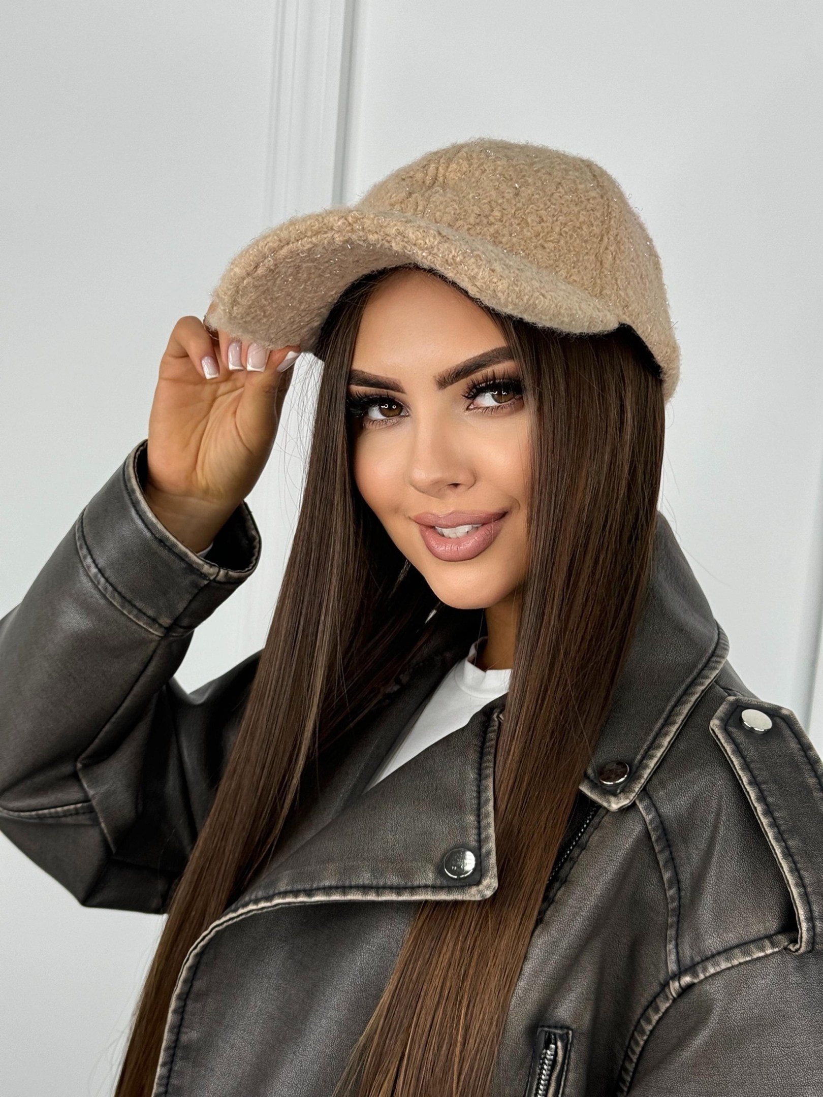 бейсболка женская,женские кепки,бейсболка меховая,бейсболка повседневная,бейсболка