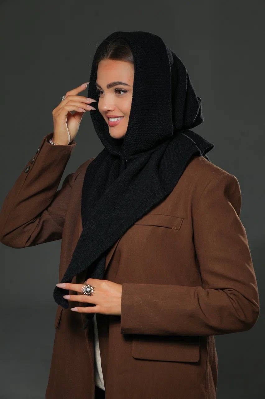 вязаная косынка,косынка,косынка женская,косынка трикотажная,вязаный платок