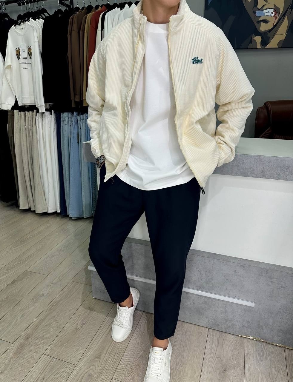 мужская куртка бомбер,куртка бомбер,ветровка lacoste,,куртка мужской