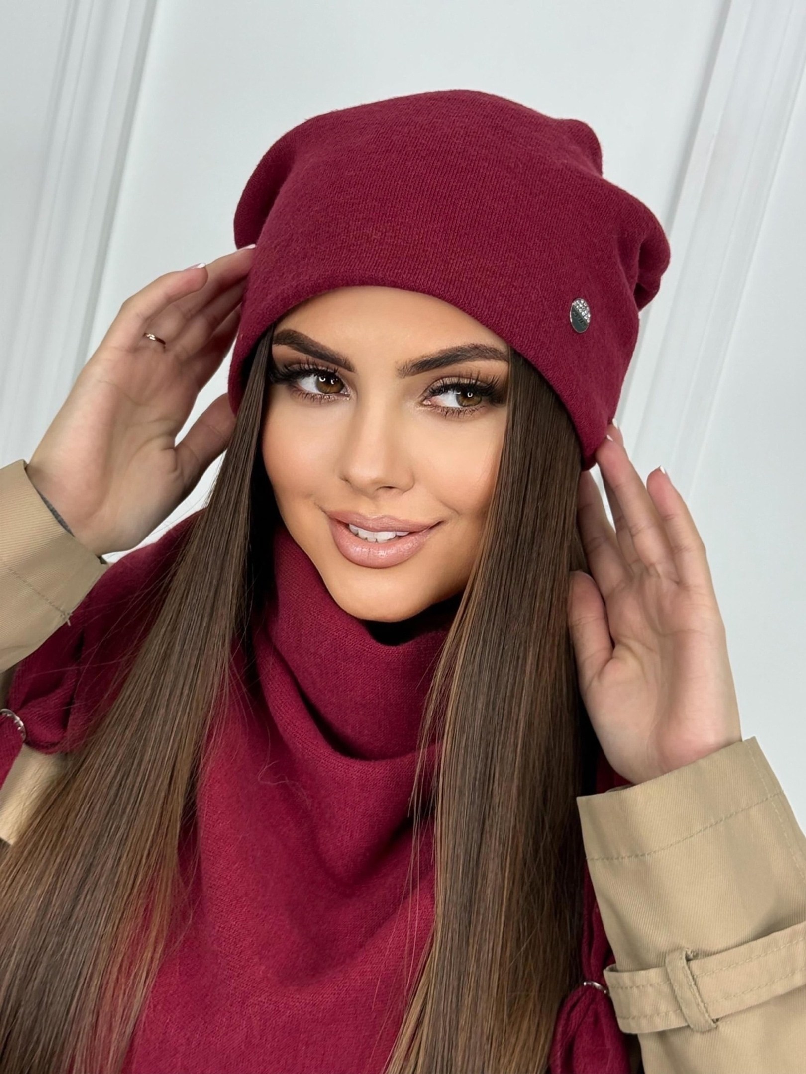 комплект шапки,комплект шапка снуд,комплект шапка шарф,шапка с шарфом,шапки комплект женская