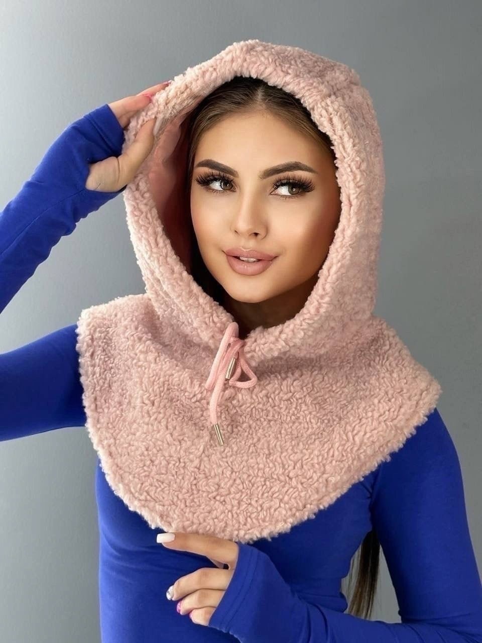 капюшон капор,отдельный капюшон,шапка капор женская,капор зимний,шапка капор