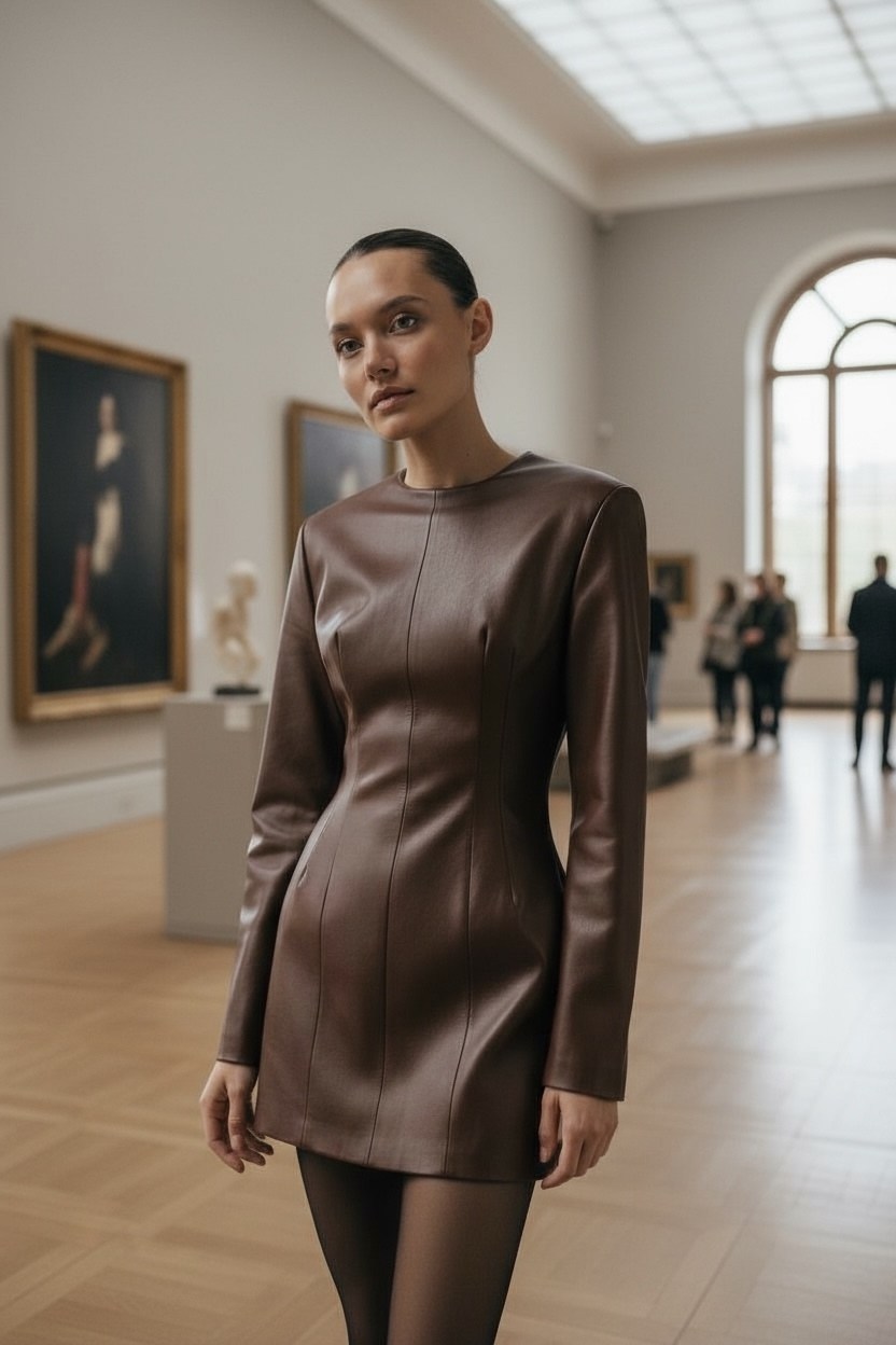 кожаное платье,платье из экокожи,черное платье из экокожи,кожаное платье мини,резервед кожаное платье