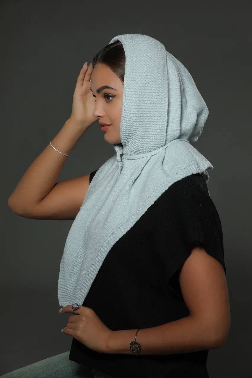 вязаная косынка,косынка,косынка женская,косынка трикотажная,вязаный платок