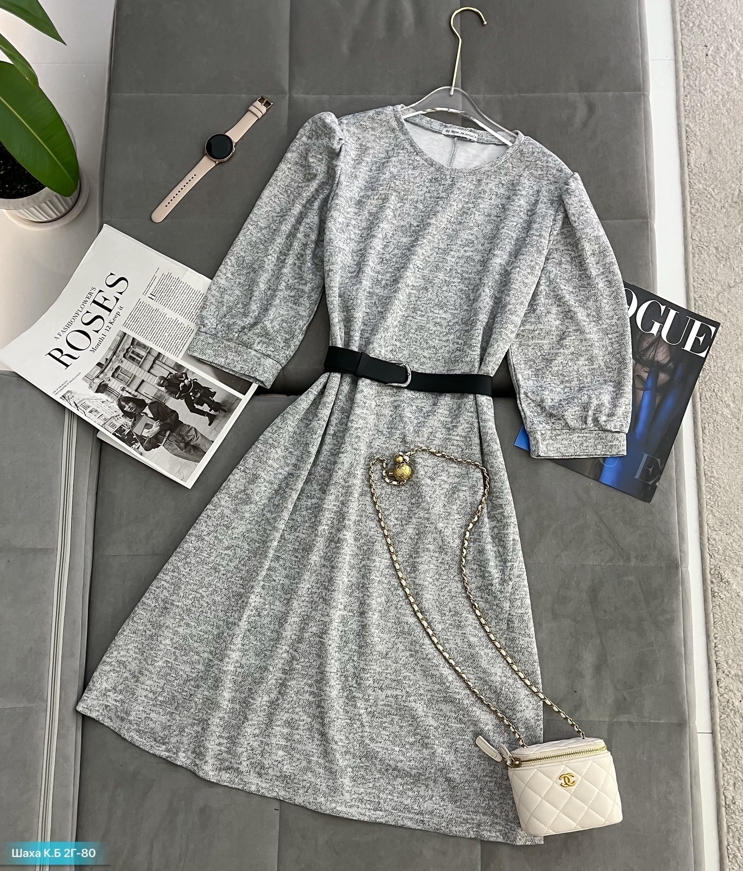 платье,платье серое,платье женские,платье с поясом,элегантное платье