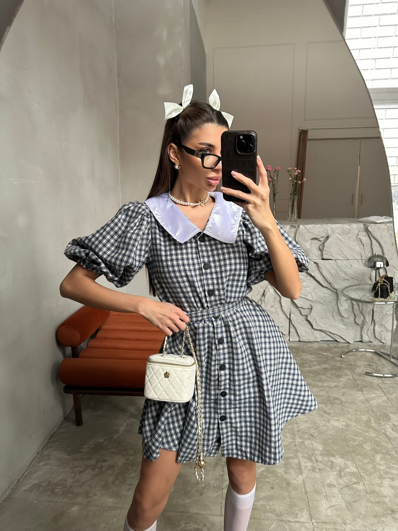 платье женское в клетку,платье короткие,стильное платье,повседневные платья,платье в стиле