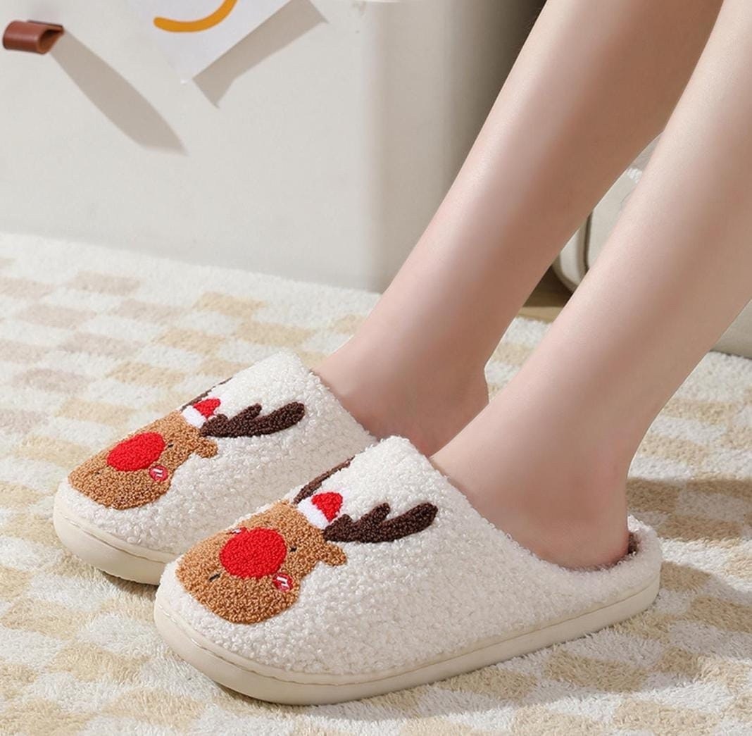 тапочки женские,теплые домашние тапочки,домашние тапочки,тапочки новогодние,зимние тапочки