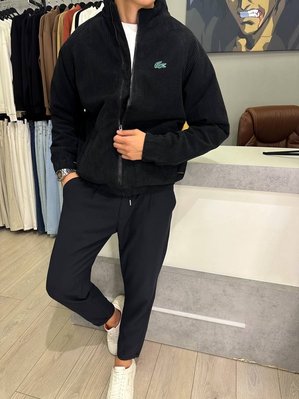 мужская куртка бомбер,куртка бомбер,ветровка lacoste,,куртка мужской