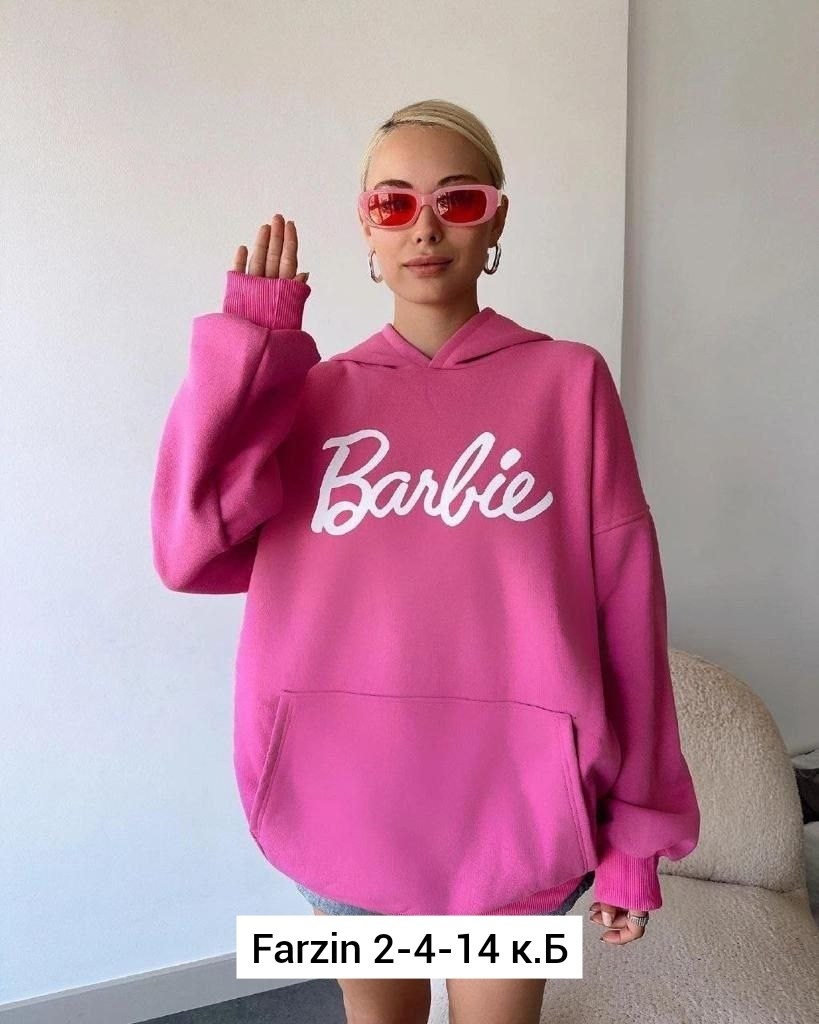 худи барби,худи оверсайз barbie,толстовка барби,толстовки розовый,толстовка женская