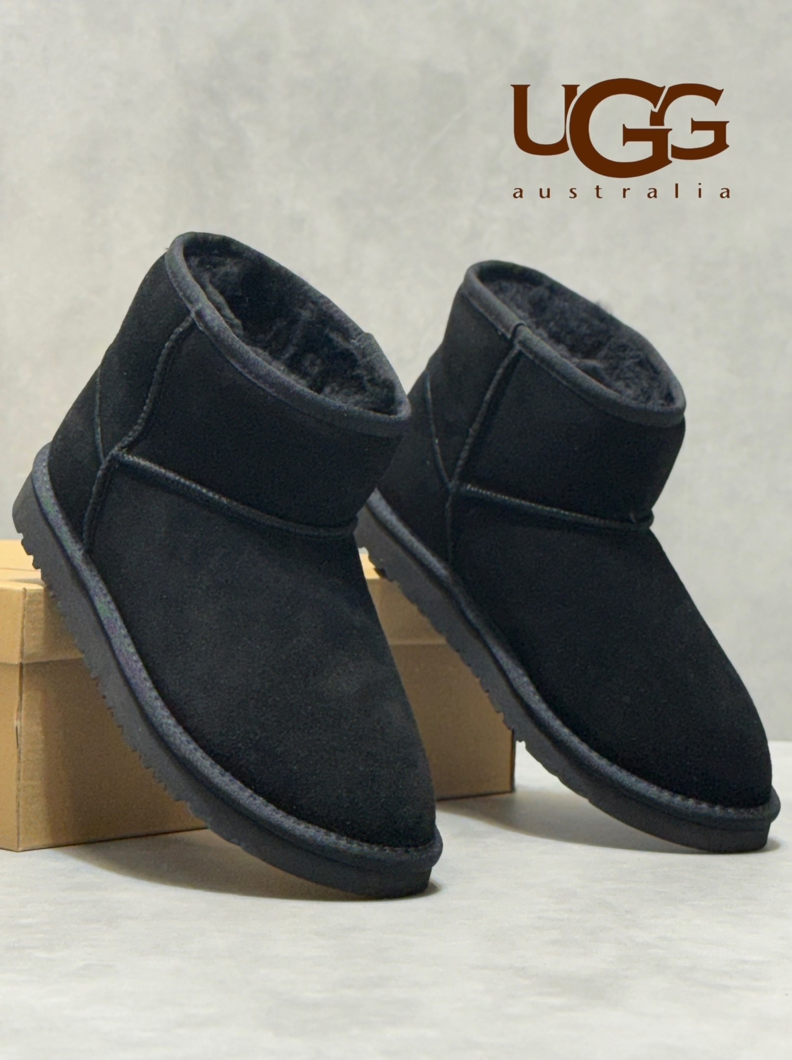 ugg classic mini black,угги женские,угги ugg classic mini,угги ugg classic mini ii,женские угги зимние
