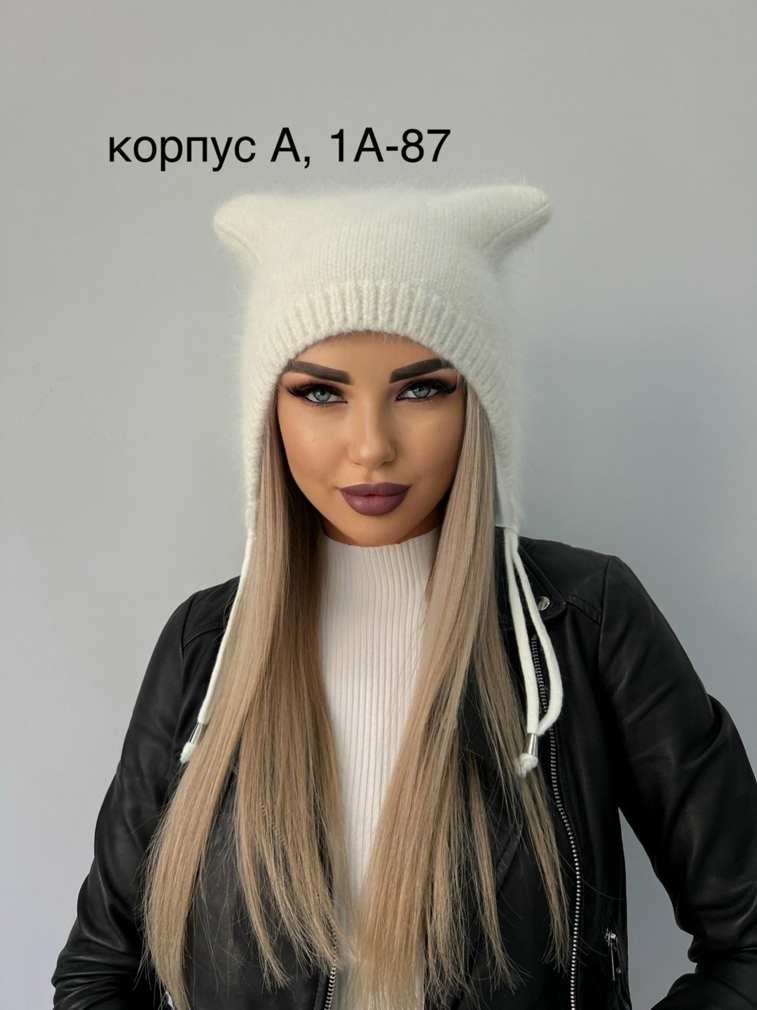 шапки с ушками женские,шапка вязаная с ушками,шапка с ушками из ангоры,шапка с ушками,женские шапки