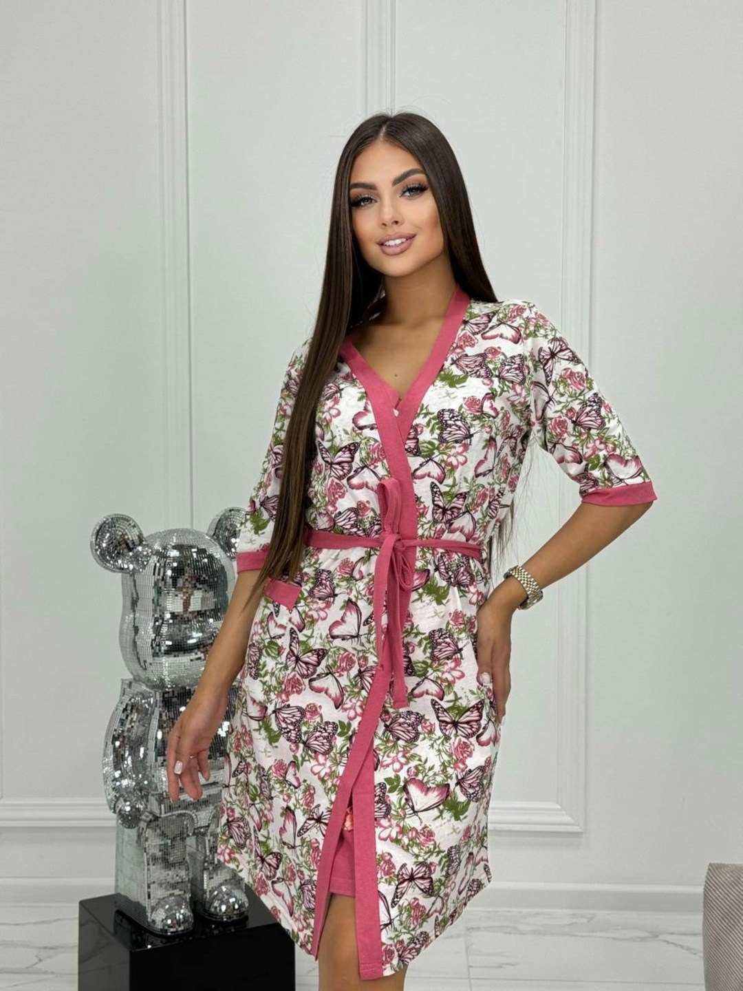 халат женский домашний,женские халаты,комплект ночная сорочка и халат,халат с сорочкой комплект,халат с сорочкой комплект домашний