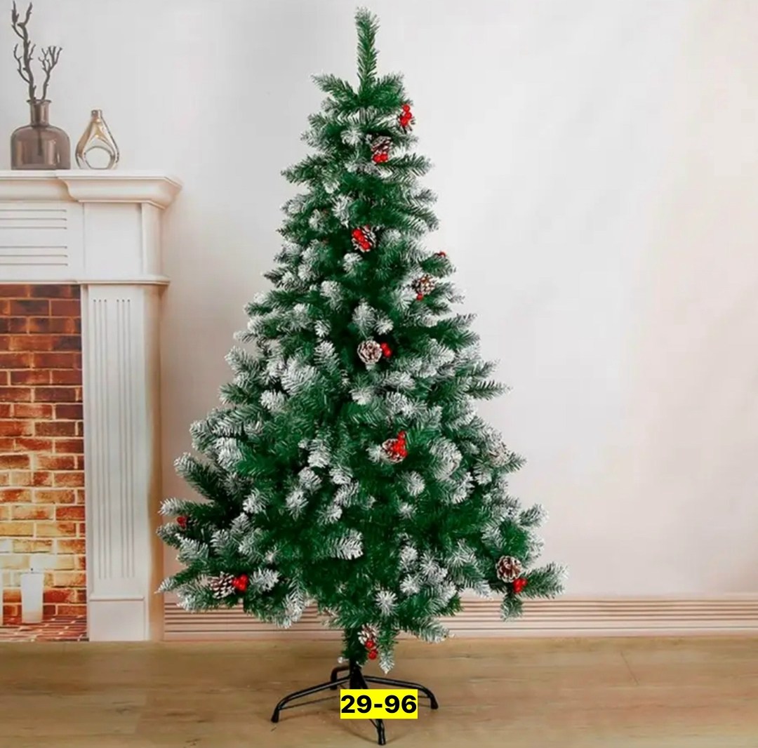 ель декор. 270 см, 2400 веток (зеленая) "зимнее волшебство" 703951,елка искусственная,ель искусственная,искусственная новогодняя елка,ель искусственная бетти 180 см