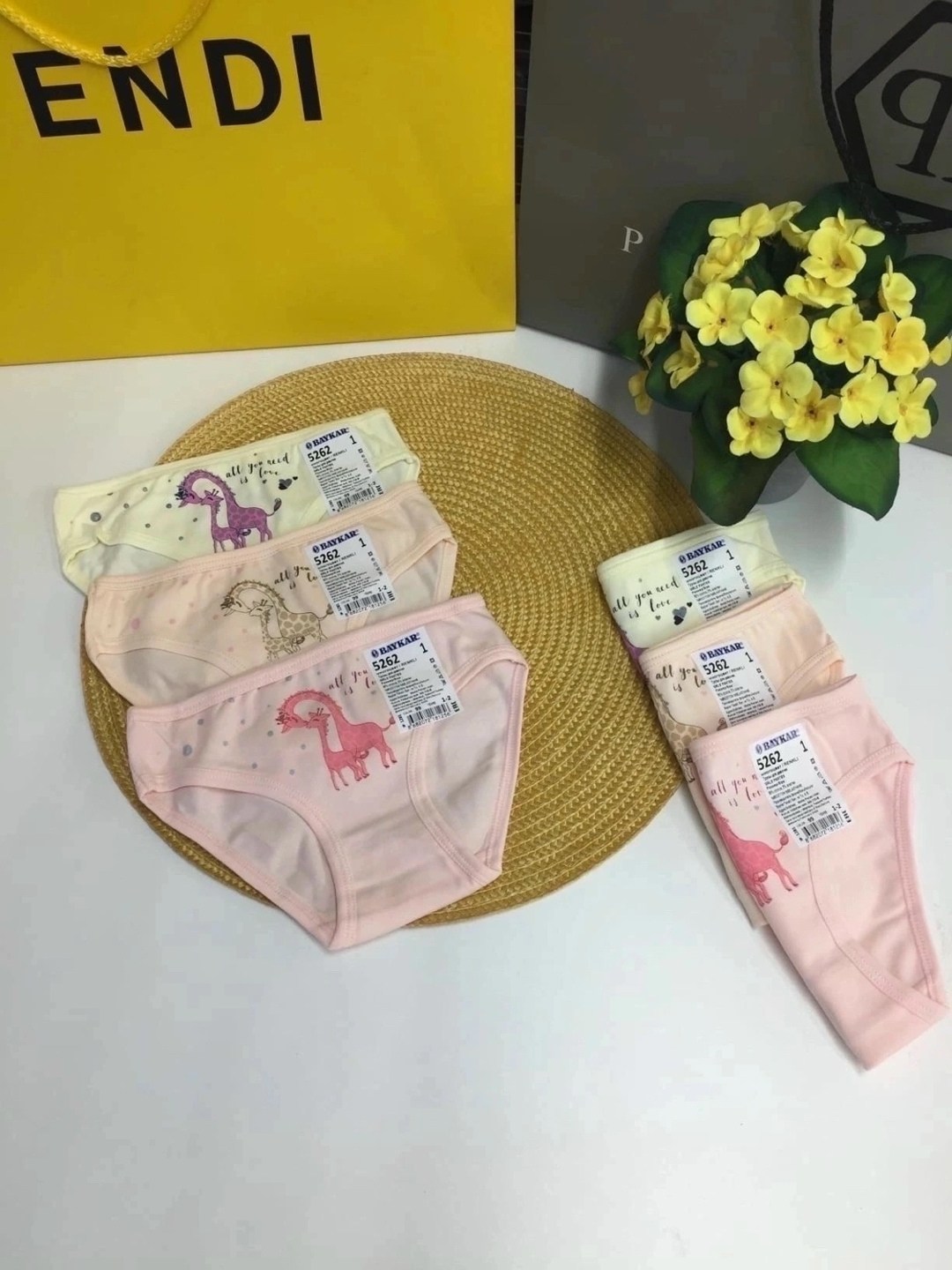 комплект трусов слипы baykar для девочек,трусы для девочек,baykar трусы для девочки 5576,комплект трусов слипы baykar,детские нижнее белье