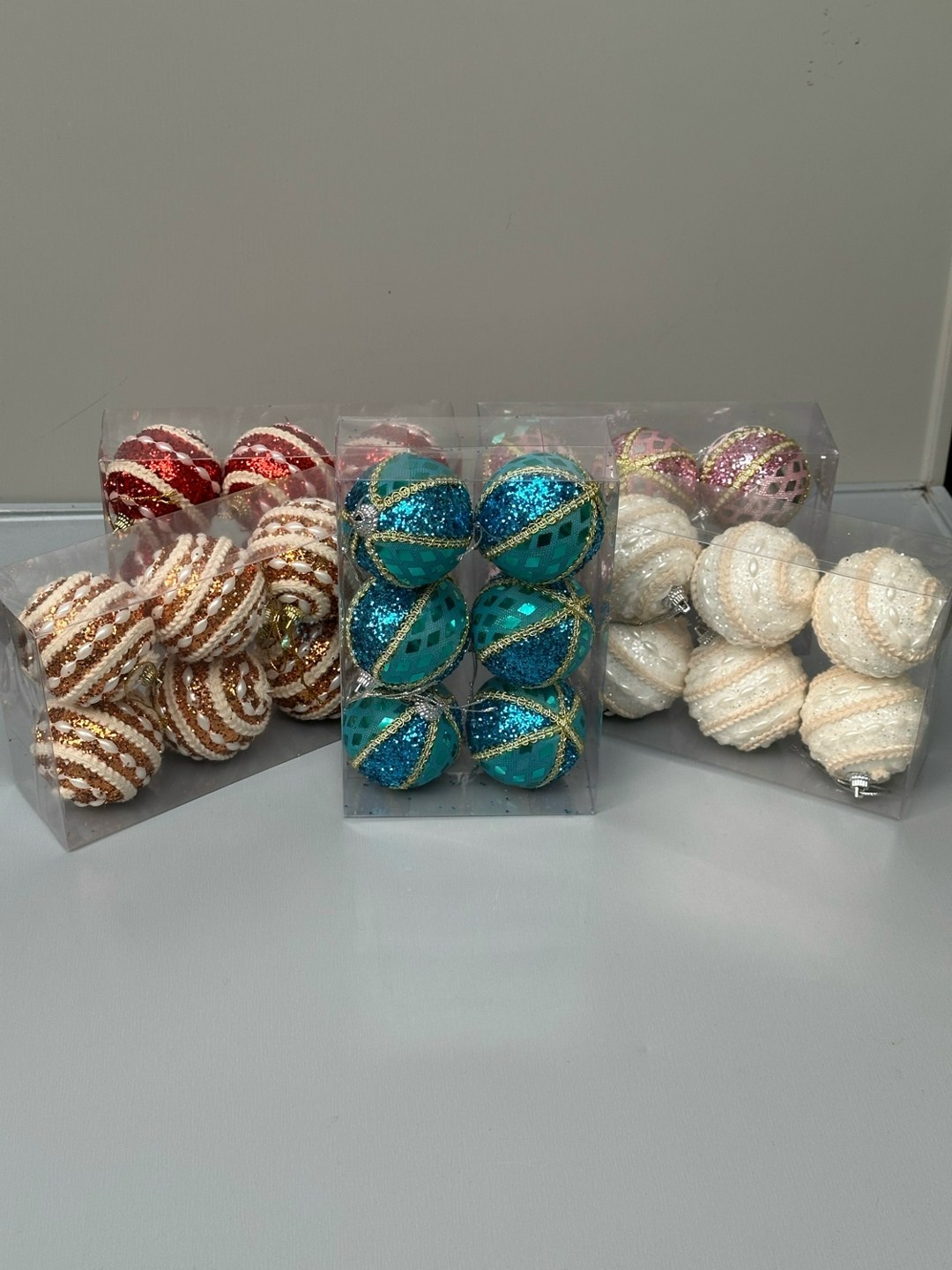 набор шаров елочных,елочные шары,набор ёлочных шаров диаметр 6 см,шары новогодние набор,набор ёлочных шаров 6 см, 6 шт