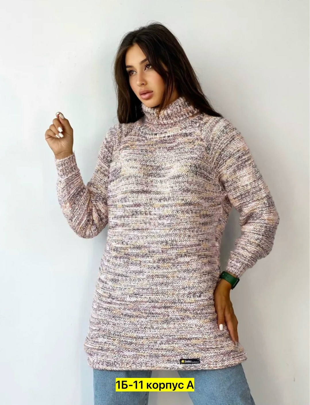 туника теплая,туника с горлом,туника вязаная,кофта теплая,свитера женские