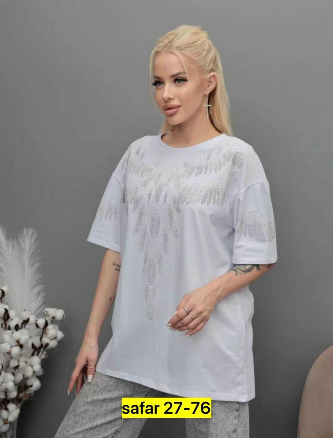 футболки женская,футболка оверсайз со стразам,футболки со стразами,одежда женская,футболки оверсайз женские