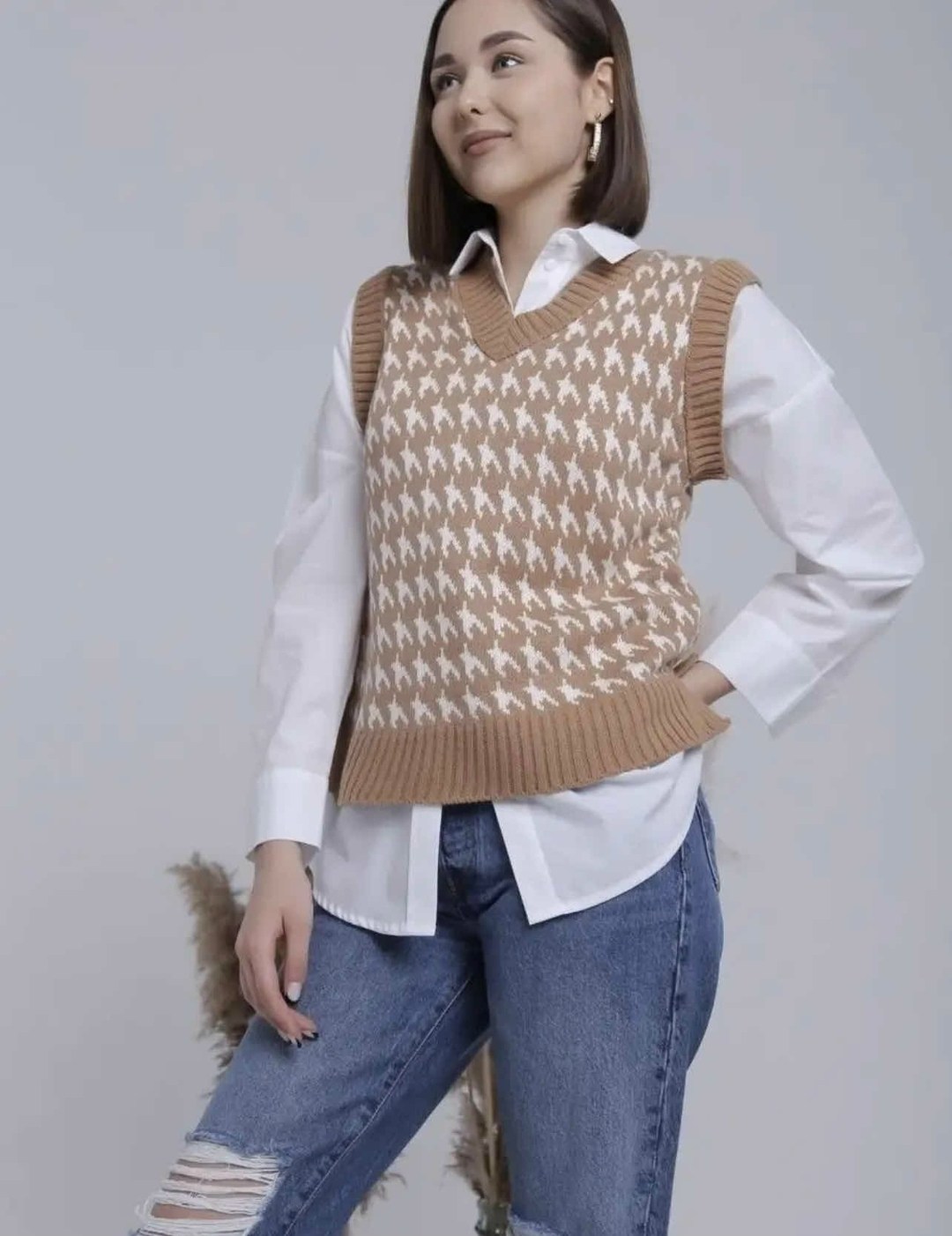 жилет вязаный женский,жилетка вязаная,женский жилет,жилетка женская,стильная жилетка