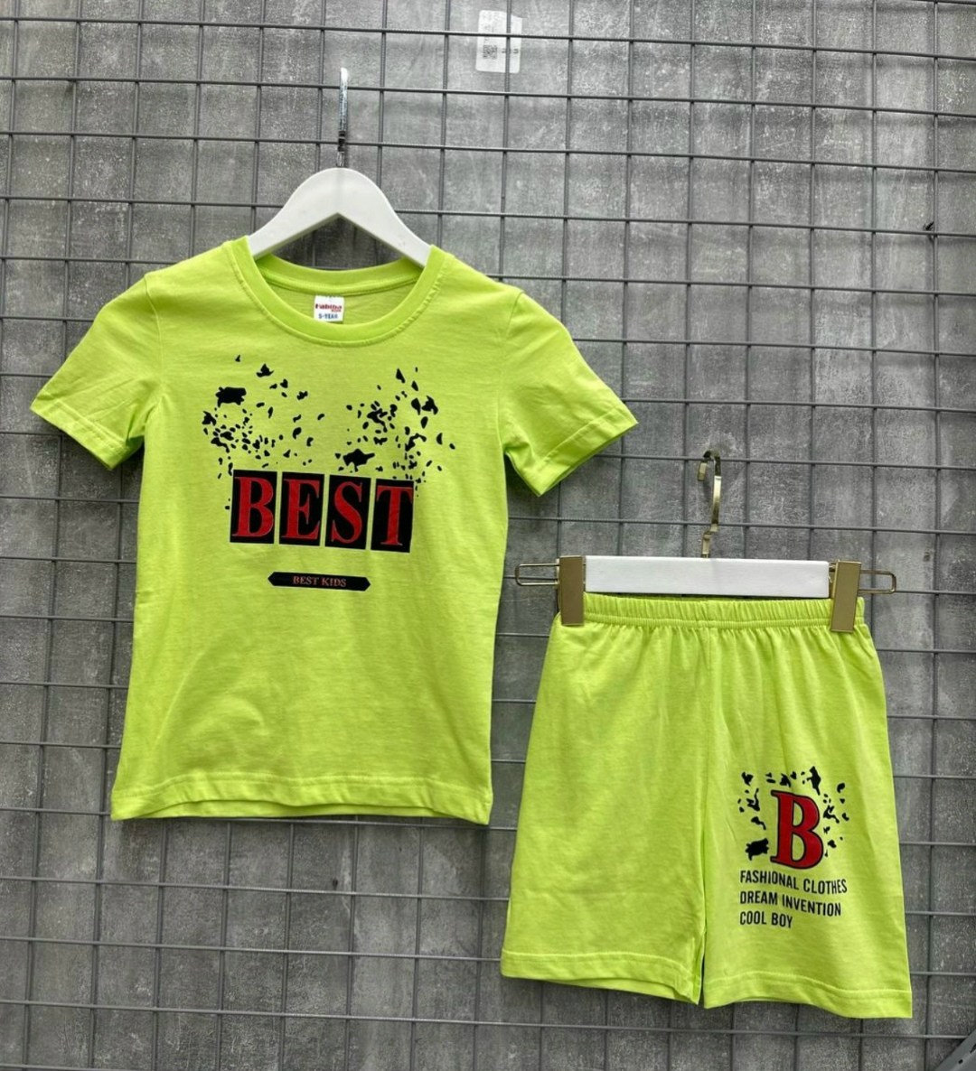 костюм шорты и футболка для мальчика под бренд,костюм футболки шорты со стичем,фуси kids костюм для мальчика футболка с шортами,костюм для мальчика футболка шорты,летний костюм для мальчика