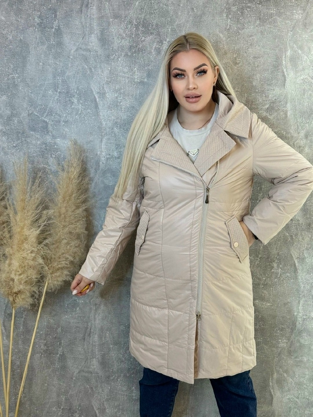 демисезонная куртка больших размеров,женская куртка,женская демисезонная куртка,женская куртка большого размера,удлиненная куртка